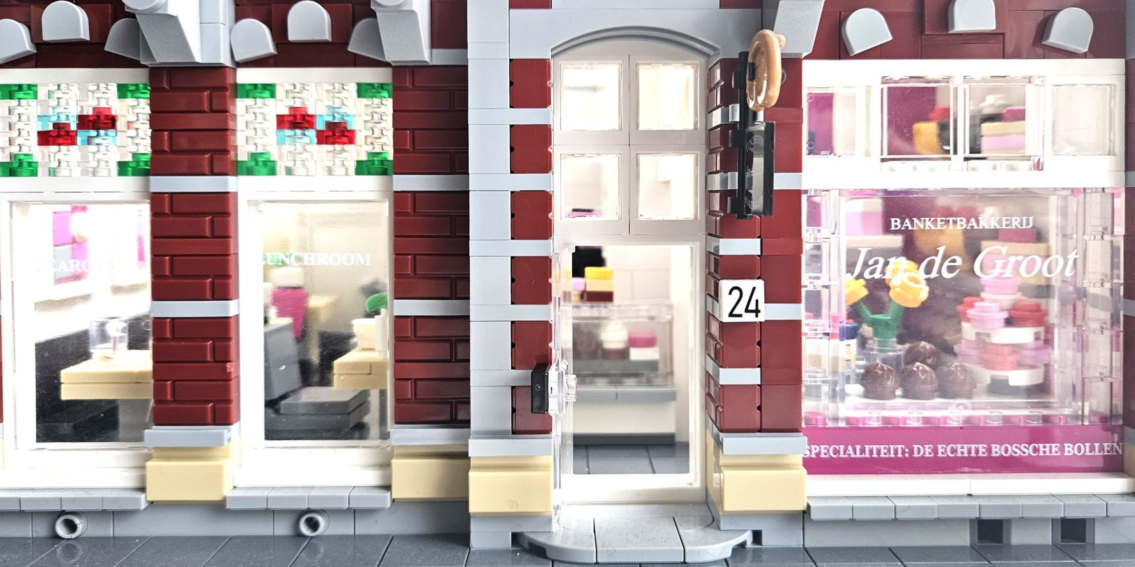 LEGO-interpretatie van de Bosch Bol-winkel